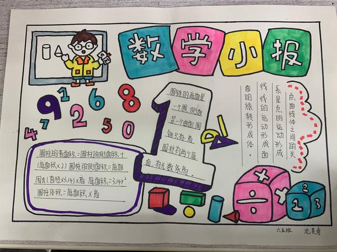 魅力数学——第一单元优秀数学手抄报展示(遂平二小 六五班)