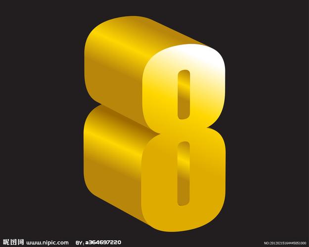 立体字 立体数字图片