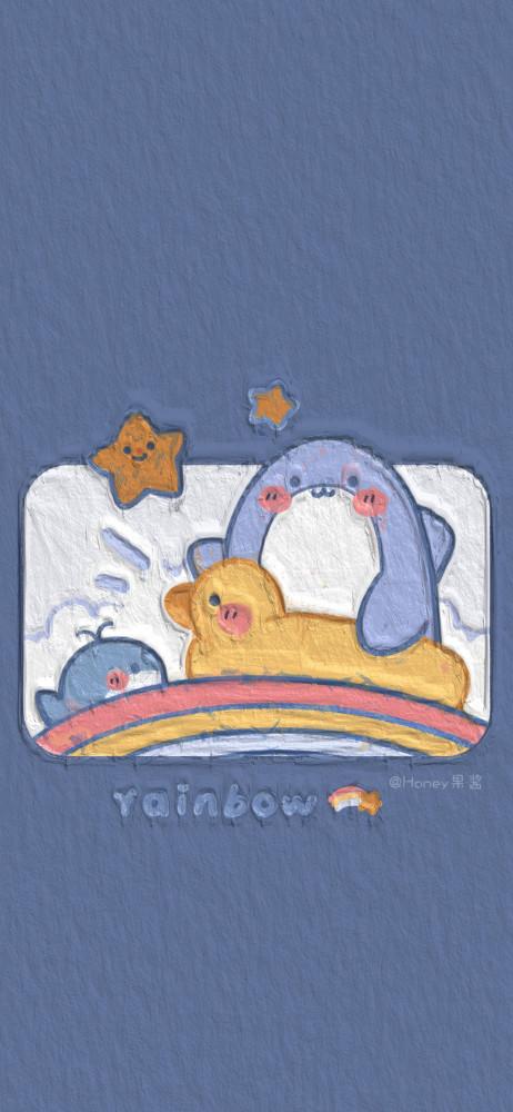 手机壁纸‖超级可爱小鲨鱼