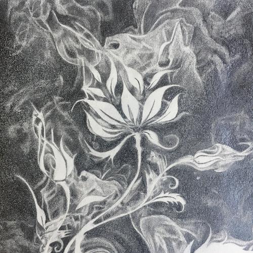 花· 火|纯艺术|素描|pudding小爷 - 原创作品 - 站酷