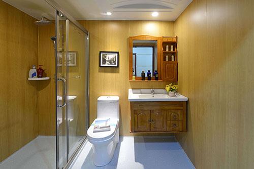 济南宾馆酒店整体卫生间效果好集成淋浴房型号湖南鑫铃整体浴室