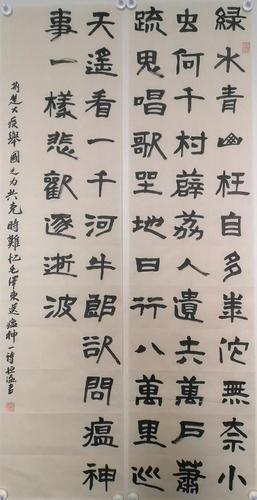 《送瘟神》书法,何恒溢18岁,遵义市第十四中学.
