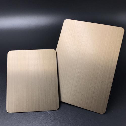 304不锈钢 仿铜板 黄铜拉丝 不锈钢黄铜拉丝亚光 不锈钢板