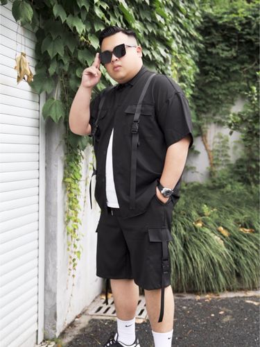 穿搭_高街_男朋友_男生穿搭_春夏穿搭_牛仔裤_胖子穿搭_潮流_穿搭ootd