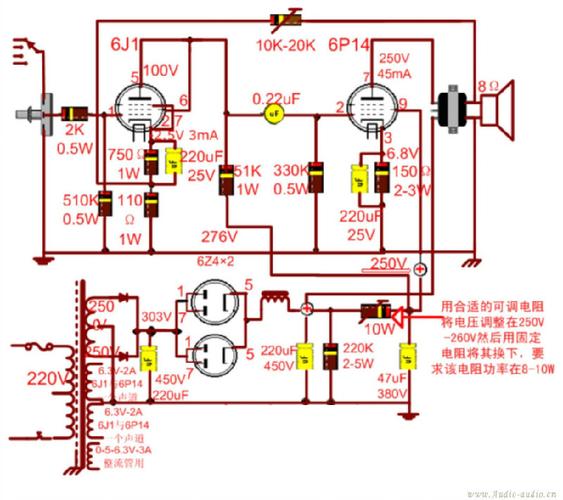 请教胆机高手此6p1 6p14电路图是否可行?