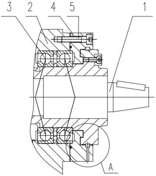 cn213236057u_一种迷宫式密封主轴有效