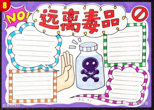 世界禁毒日手抄报怎么画