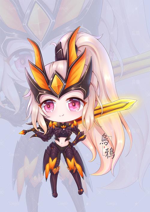 王者荣耀q版同人花木兰全皮肤