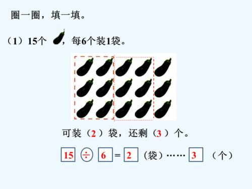圈一圈填一填_有余数的除法.ppt