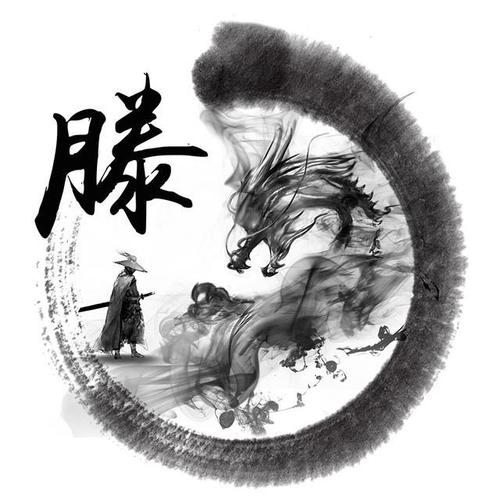 送给你50张水墨中国龙姓氏头像快来带走吧