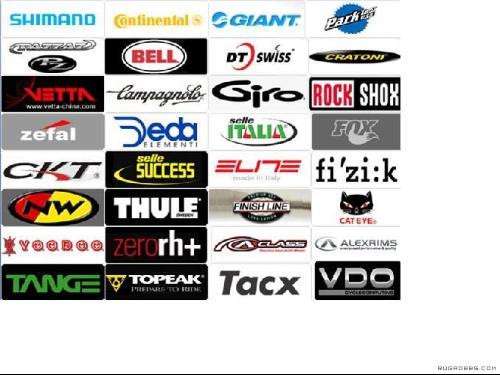 收有关自行车所有品牌的logo 最好挤在一张图上