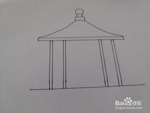 古代建筑简笔画