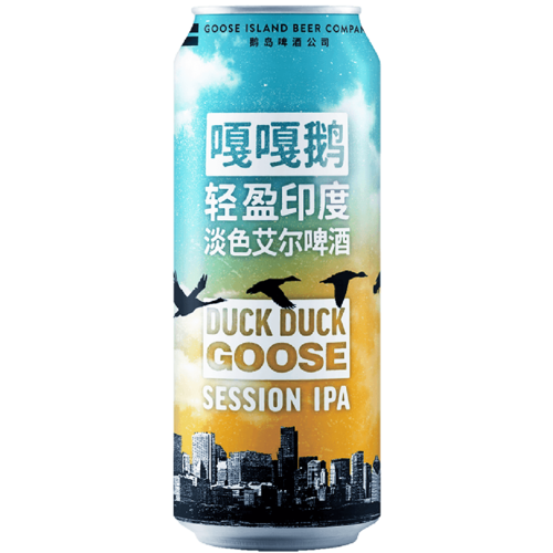 百威精酿goose island鹅岛 嘎嘎鹅 精酿啤酒500ml*6听