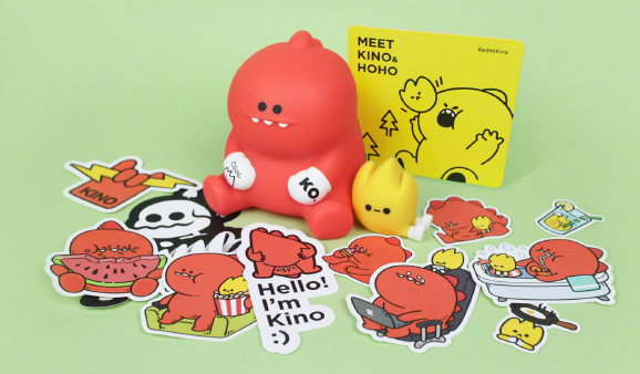 redmi品牌家族特别成员大魔王kino来了公仔69元套