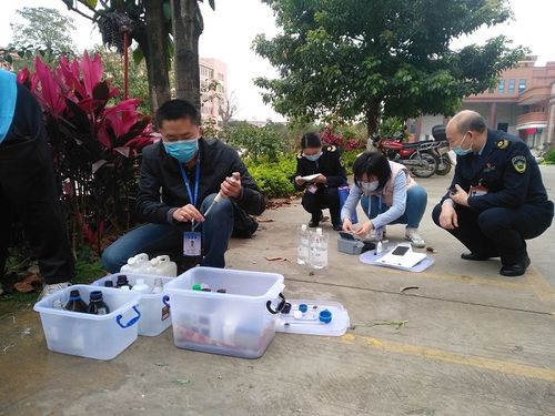 现场检测出厂水水质