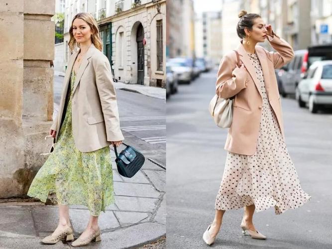 想要更加明亮不暗沉的look,西装外套也选择浅色系的就好, 今年流行