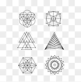 矢量数学图形几何结构图
