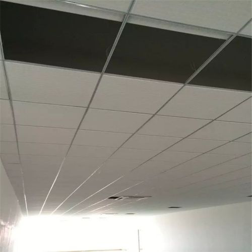 600*600石膏板吊顶,60x60硅钙板吊顶图片 广州石膏板吊顶600x600 pvc无尘石膏板吊顶996花纹包