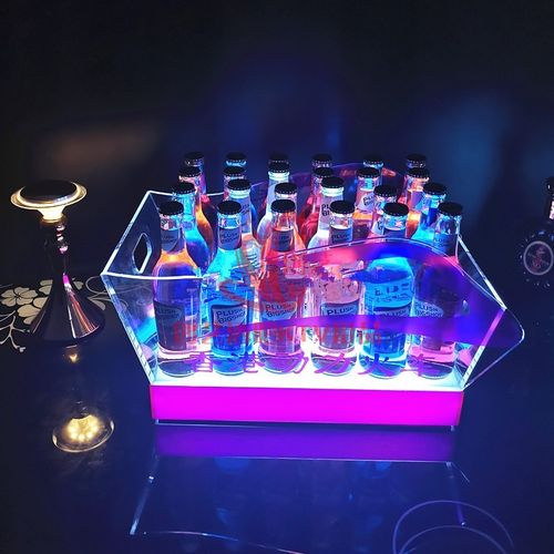 动力火车酒座发光啤酒酒桶酒吧冰桶led亚克力香槟酒架