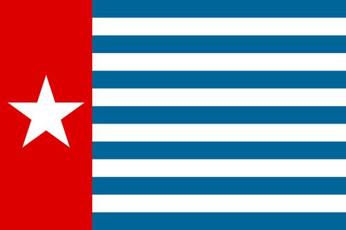 西巴布亚共和国国旗