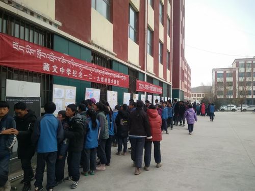 循化藏文中学初中部20202021学年第一学期"民族团结杯"学生美术作品展