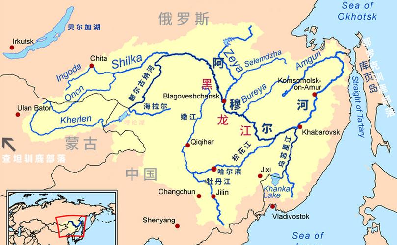 河流全长1368公里(以鄂嫩河为河源),流域面积20.6万平方公里.