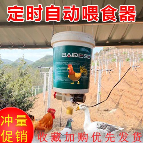 自动喂鸡喂食器鸡鸭神器养鸡全自动投远程投料机喂鸽子鸟饲料定时