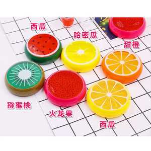 水果款彩泥儿童玩具粘土diy手工配件水果水晶泥马卡龙泡泡泥