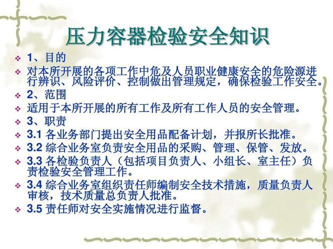 压力容器检验安全知识ppt