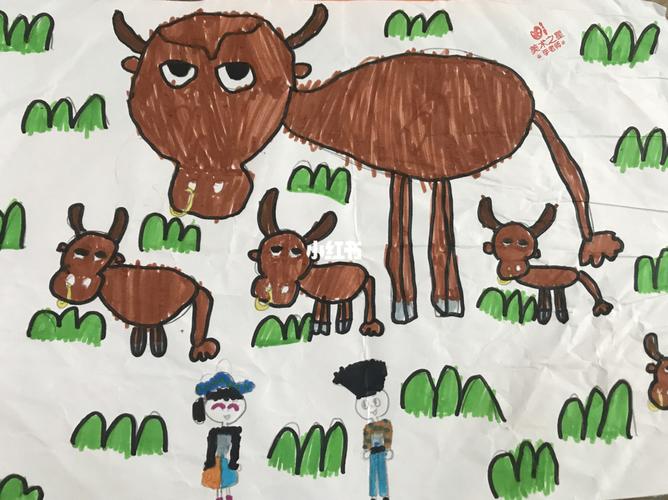 大90和小90,一年级小朋友作品_一年级_文化_绘画