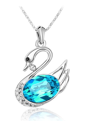 gemdance简丹 专利产品 施华洛世奇(swarovski)天鹅水晶 925纯银 镀