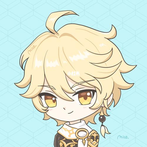 q版头像|原神荧和空头像_头像_原神_可爱系_原神_素材