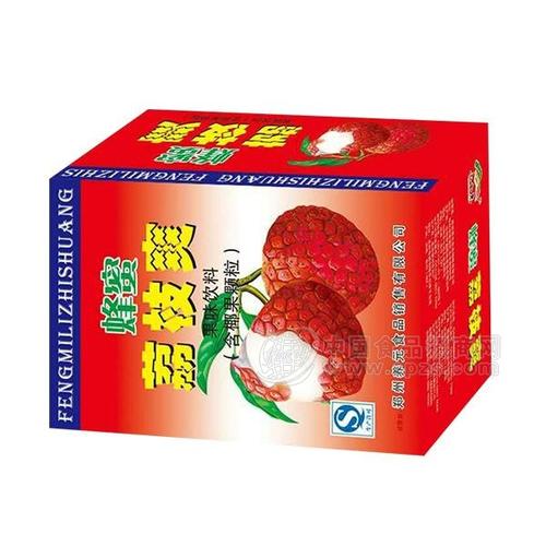 蜂蜜荔枝爽果汁饮料含椰果颗粒