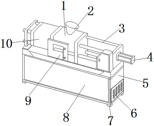 一种注塑机的水路循环散热系统技术方案