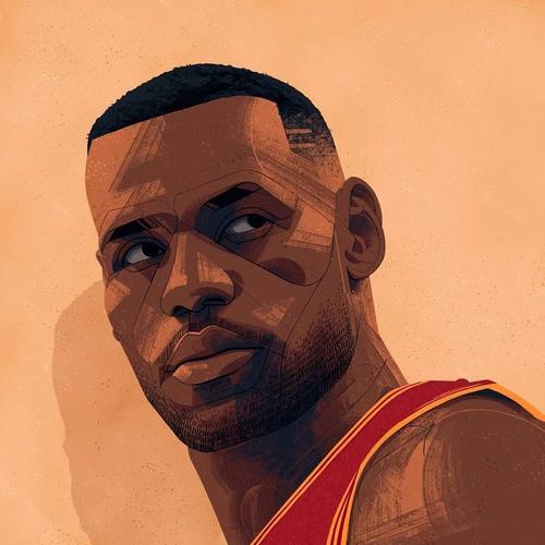 高清无码必收帅的人都在用这种nba球星插画当头像