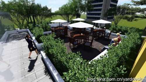 [转载]【云之端】作品——成都空港韩国城某茶楼屋顶花园景观设计