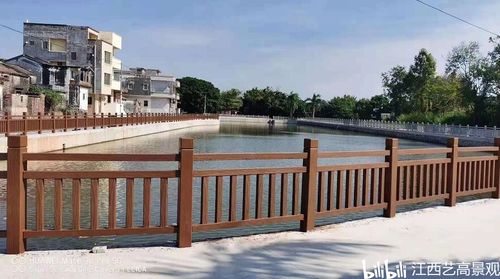 景区栈道铺板仿木混凝土栏杆是怎样安装的?江西水泥护栏厂家制作工艺