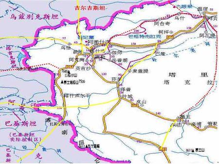 中国新疆高速公路规划图,新疆福海至阿勒泰高速公路规划图