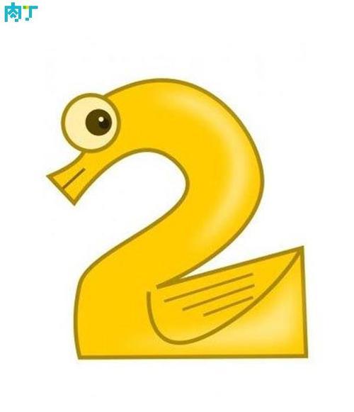 儿童有趣的创意diy动物数字简笔画1到9绘画教程 肉丁儿童网