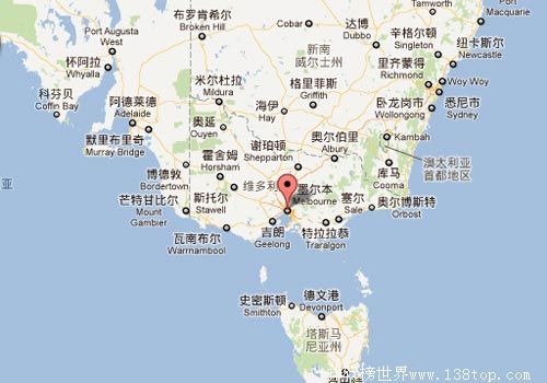 墨尔本大学的地理位置