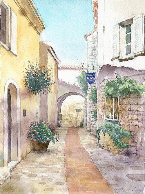 风景 水彩 #小清新