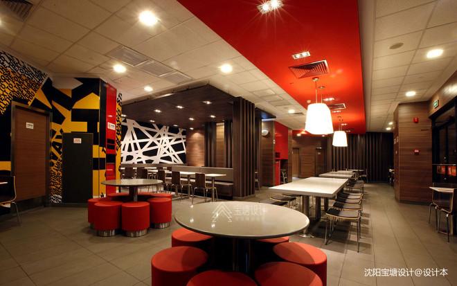 餐饮空间260平米装修案例_效果图 - 麦当劳 - 设计本