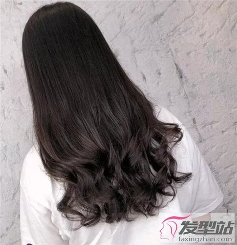 女神式优雅中长卷发发尾卷洋气显脸小