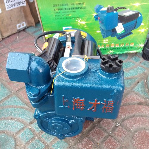 上海才福家用铜线自吸清水泵井水抽水泵增压泵220v浇花浇菜