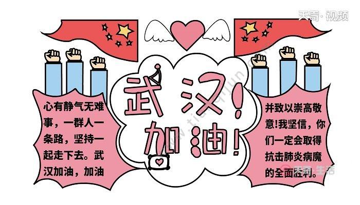 抗击疫情武汉加油手抄报 抗击疫情武汉加油手抄报怎么