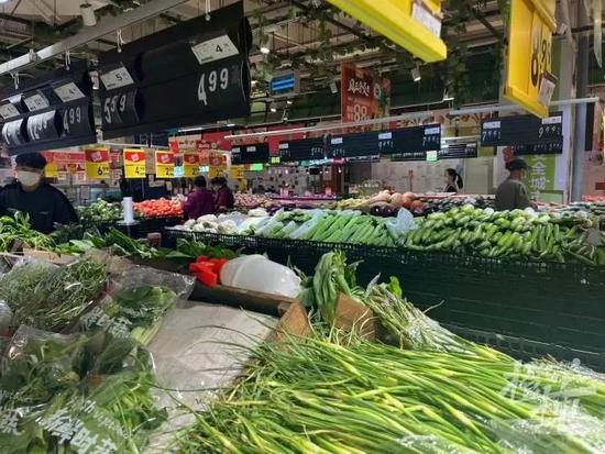 杭州各大超市蔬菜供应充足良渚蔬菜批发市场正常营业