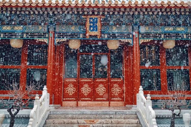 秋天金色满园,肃穆而沉寂;然而最让人喜欢的,还是冬天的故宫