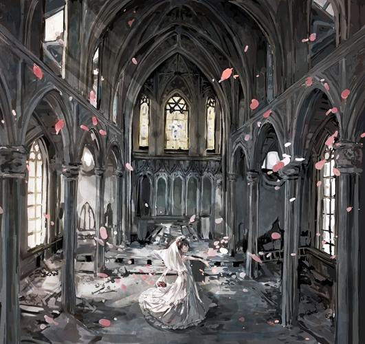 p站二次元插画少女头像原创君と廃