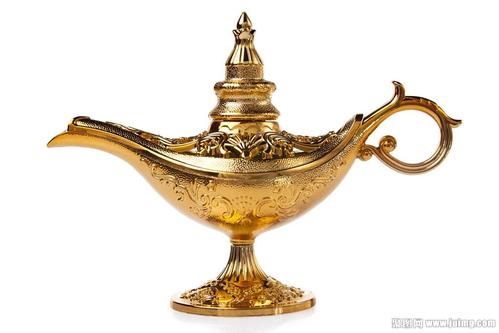 黄金质感阿拉丁神灯