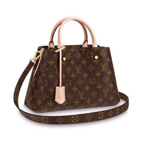 LOUISVUITTON,louisvuittonparis女包 louisvuitton/路易威登montaignebb经典老花帆布/配皮女士手提单肩包